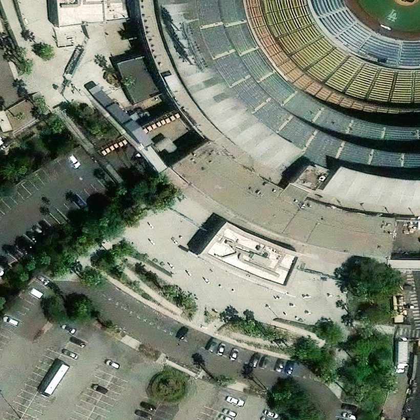 Stadium gate, satellite